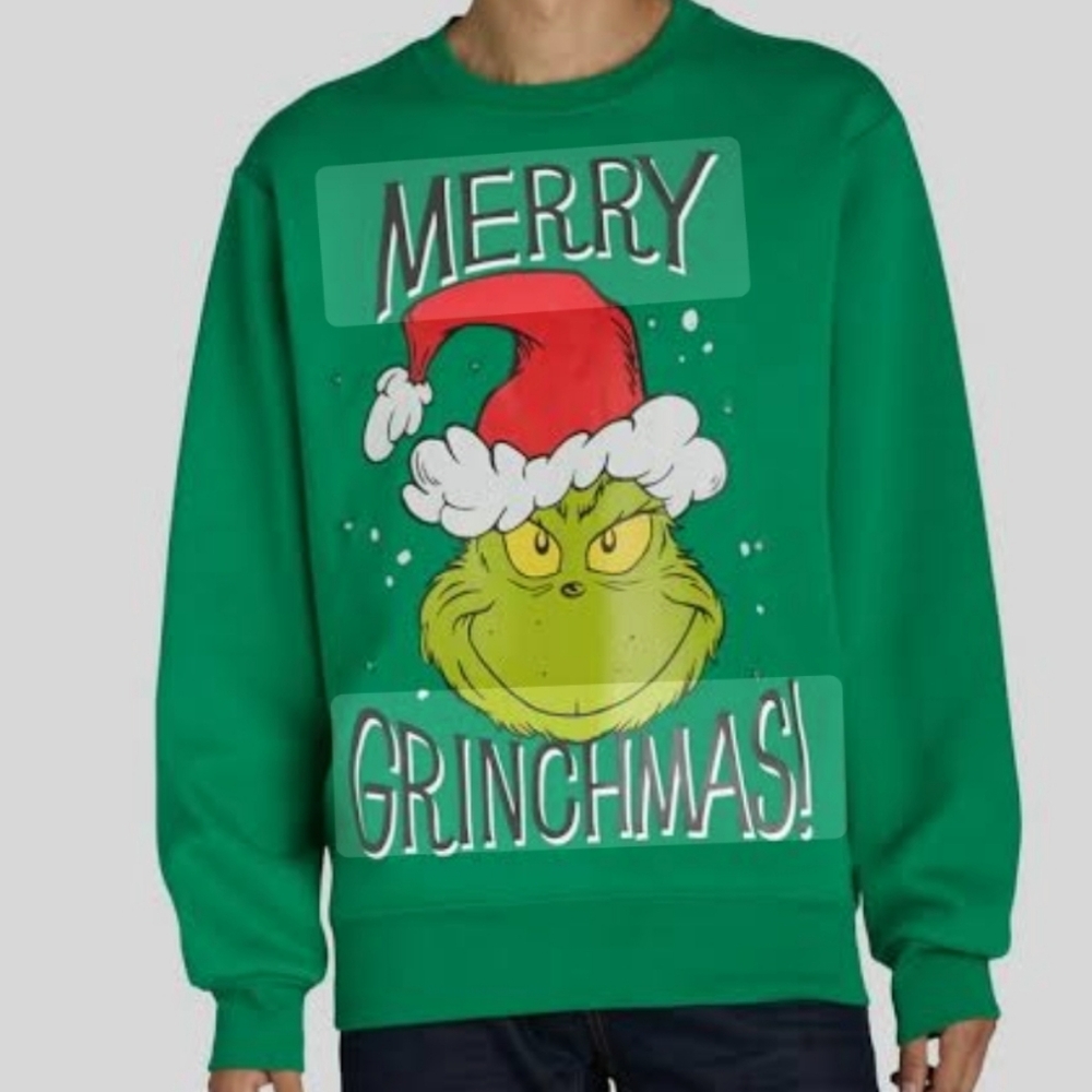 MAD Engine Green Grinch Crewneck Sweater
